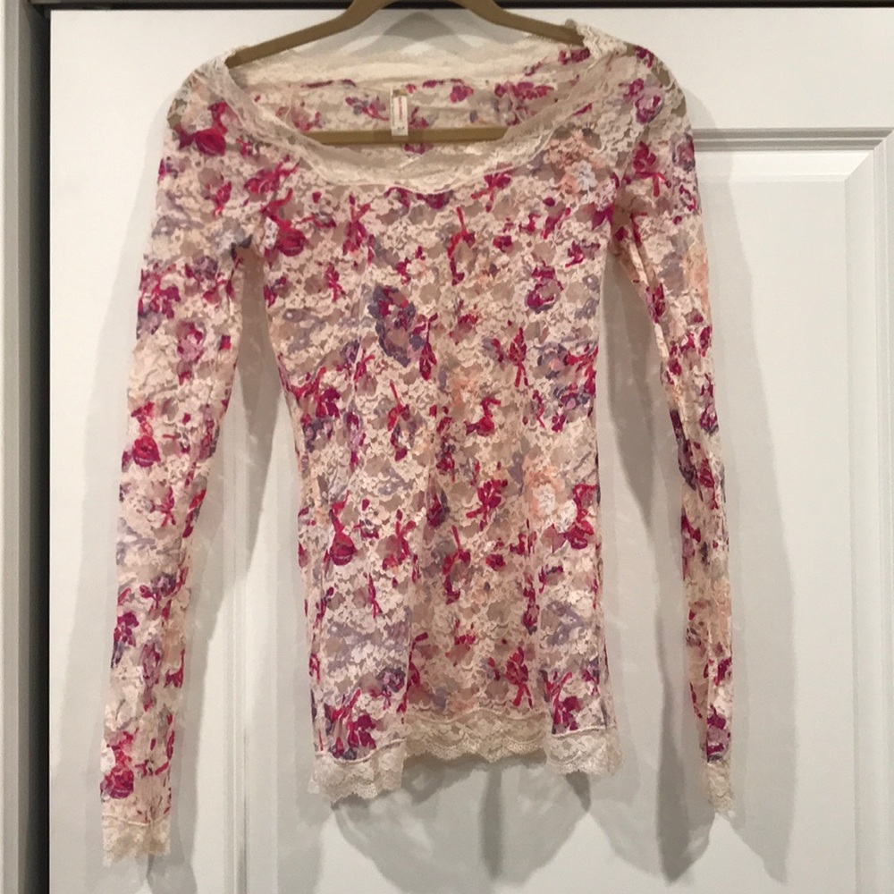 Lace top from Free People